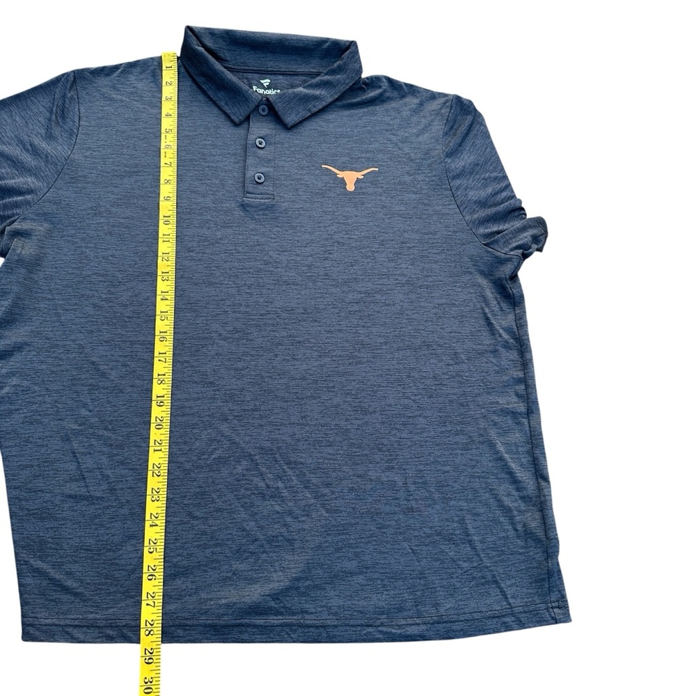Fanatics Men's Texas Longhorns polo excellent preowned size XXL - Picture 5 of 6